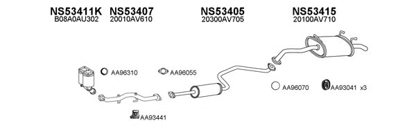 VENEPORTE 530109 Exhaust System